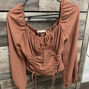 Brand new cropped blouse